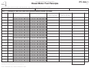 Form Pt-102.1 - Diesel Motor Fuel Receipts Printable pdf