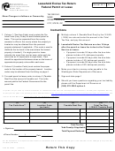 Form Rev 86 0059e - Leasehold Excise Tax Return Federal Permit Or Lease