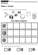 Make A Graph - Math Worksheet With Answers