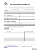 Form Rp-1 Utility - Utility Inventory Submission Verification Form