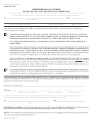 Form St-13a - Sales And Use Tax Certificate Of Exemption (for Use By A Church Conducted Not For Profit)