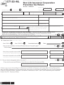 Form Ct-33-Nl - Non-Life Insurance Corporation Franchise Tax Return - 2014 Printable pdf