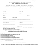 Form Rp-3109 - Statement Of Locally Determined Homestead Base Proportions