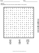 Level 3 Word Search Puzzle Template