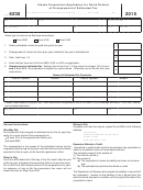 Form 6230 - Alaska Corporation Application For Quick Refund Of Overpayment Of Estimated Tax - 2015