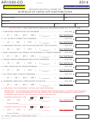 Form Ar1000-co - Arkansas Schedule Of Check-off Contributions - 2014