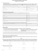 Form Do-10 - Power Of Attorney