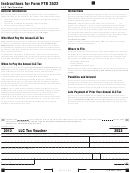 California Form 3522 - Llc Tax Voucher - 2013