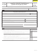 Form N-350 - Cesspool Upgrade, Conversion Or Connection Income Tax Credit - 2016