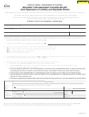 Fillable Form N-379 - Request For Innocent Spouse Relief (And Separation Of Liability And Equitable Relief) Printable pdf