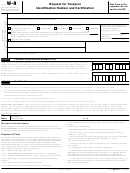 Form W-9 - Request For Taxpayer Identification Number And Certification - 2014
