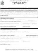 Maine Forest Management Planning Credit Worksheet For Tax Year 2015