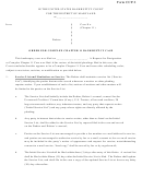 Form Ccp-2 - Order For Complex Chapter 11 Bankruptcy Case