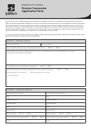 Pension Concession Application Form Printable pdf