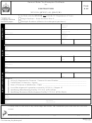 Form S-3c - Vermont Sales Tax Exemption Certificate For Contractors