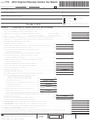Form 770 - Virginia Fiduciary Income Tax Return - 2015