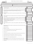 Form 6395 - Alaska Passive Activity Limitation - 2015