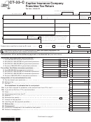 Form Ct-33-c - Captive Insurance Company Franchise Tax Return - 2014