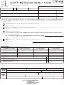 Form Dtf-406 - Claim For Highway Use Tax (hut) Refund