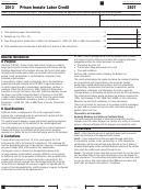California Form 3507 - Prison Inmate Labor Credit - 2013