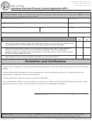 Form Il446-0183 - Individual Premium Finance License Application-ipf-1