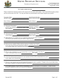 Residence Questionnaire - Maine Revenue Services