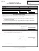 Form Ccp-100 - Coal Combustion Credit Application