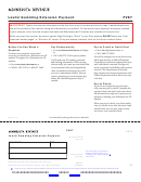 Form Pv87 - Lawful Gambling Extension Payment