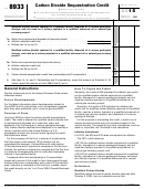 Form 8933 - Carbon Dioxide Sequestration Credit - 2015