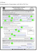 I-9 Form - Instructions For Nonresident On H-1b Or Tn Visa