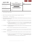 Form Llc-1.20 - Application To Adopt, Change, Cancel Or Renew An Assumed Name