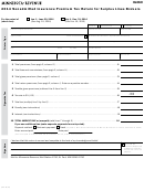 Form Ig260 - Nonadmitted Insurance Premium Tax Return For Surplus Lines Brokers - 2014