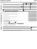 Form Ig255 - Nonadmitted Insurance Premium Tax Return For Direct Procured Insurance - 2014