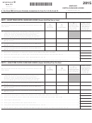 Schedule D (form 741) - Kentucky Capital Gains And Losses - 2015