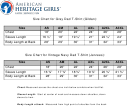 Size Chart For Dad T-shirt - American Heritage Girls