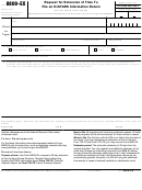 Fillable Form 8809-Ex - Request For Extension Of Time To File An Exstars Information Return Printable pdf