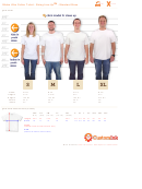 Sizing Line-up For Gildan Ultra Cotton T-shirt - Strix Products
