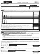 Arizona Form 315 - Pollution Control Credit - 2014