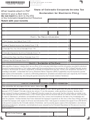 Form Dr 8453c - State Of Colorado Corporate Income Tax Declaration For Electronic Filing