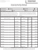 Form Dr 1305f - Gross Conservation Easement Credit Pass-through Schedule