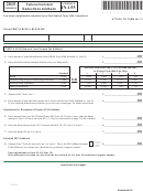 Schedule In-155 - Vermont Federal Itemized Deductions Addback - 2015