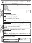 Form Otc 921 - Application For Homestead Exemption
