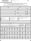 Form Dr 0078 - Application For Extended Enterprise Zone Tax Credits In Terminated Enterprise Zone Area