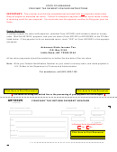 Form Ar1002v - Arkansas Fiduciary Tax Return Payment Voucher