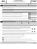 Fillable Form 8824 - Like-Kind Exchanges - 2013 Printable pdf