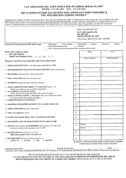 lower paxton township tax form