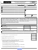 Arizona Form 141az Ext - Application For Filing Extension For Fiduciary Returns Only - 2015