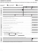 Form Ig260 - Nonadmitted Insurance Premium Tax Return For Surplus Lines Brokers - Minnesota Department Of Revenue - 2013