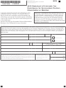 Form Dr 0108 - Statement Of Colorado Tax Remittance For Nonresident Partner, Shareholder Or Member - 2015
