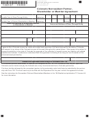 Form Dr 0107 - Colorado Nonresident Partner, Shareholder Or Member Agreement
